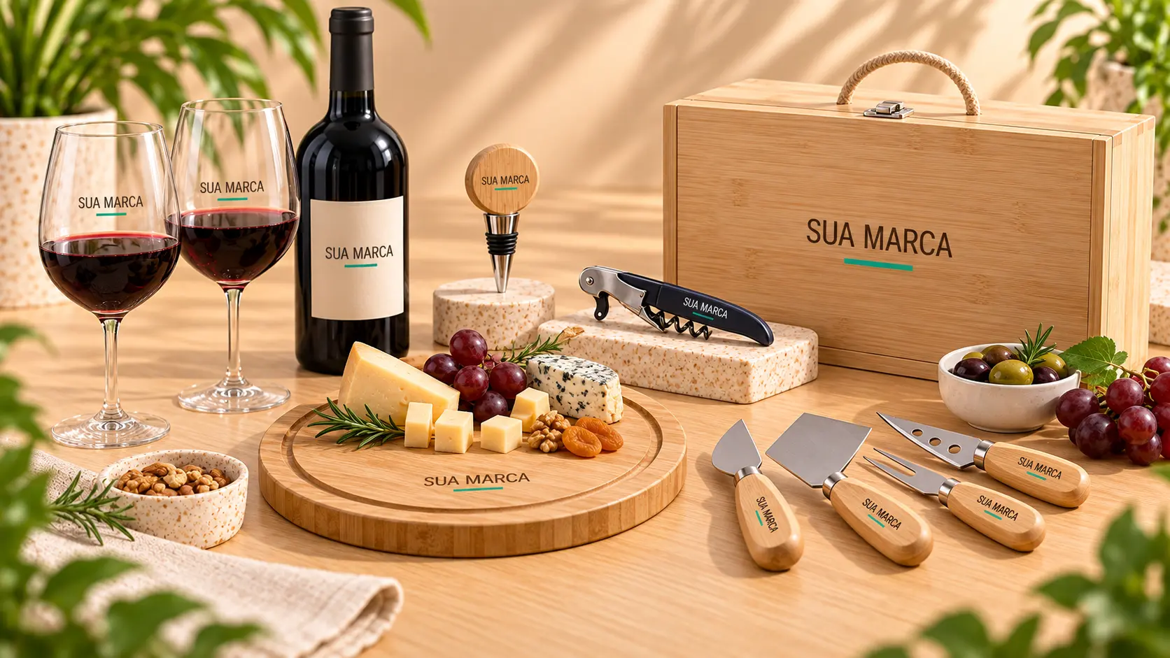 Produtos da categoria Kits de queijo e vinho
